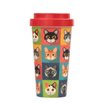 Bamboo Fiber Coffee & Tea Cup Animal Collection SET of 4