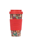 Bamboo Fiber Coffee & Tea Cup Animal Collection DOG (Red)
