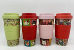 Bamboo Fiber Coffee & Tea Cup Animal Collection SET of 4