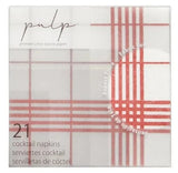 Ultra Luxury Fabric Like Paper Napkins, Red