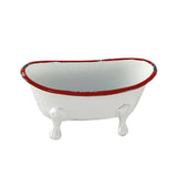 Mini Enamel Bathtub Soap Dish