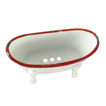 Mini Enamel Bathtub Soap Dish