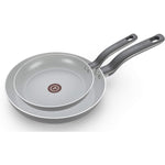 Initiatives Ceramic Black 8.5" and 10.5" Fry Pan Set