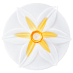 Daffodil Lid  White 9"