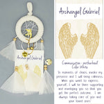 Dream Catcher Mini Archangel Gabriel (Communication) D2.4in x L9in