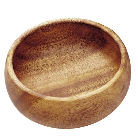 Acacia Wood Calabash Dipping & Nut Bowl, 4" x 1.5"