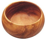 Acacia Wood Round Salad Bowl, 6" x 3"