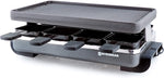 8-Person Classic Raclette Grill | Cast Iron Top, Anthracite