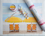 Adult Paint by Number Kit, Beach Bliss