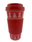 Red Snowflake Coffee & Tea Cup - Christmas Holiday Collection