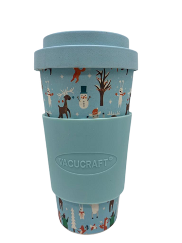 Reindeer Snowman Coffee & Tea Cup - Christmas Holiday Collection