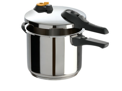 T-FAL Ultimate Stainless Steel 6.3 Qt. Pressure Cooker, Silver