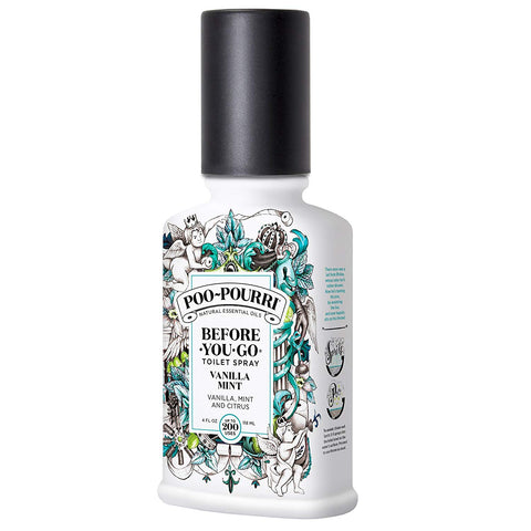 Poo-Pourri - Vanilla Mint - Toilet Spray size 4oz/ 200-Use Bottle