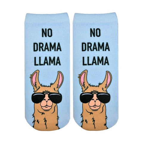 No Drama Llama Ankle Socks