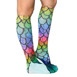 Mermaid Rainbow Knee High Socks
