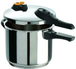 T-FAL Ultimate Stainless Steel 6.3 Qt. Pressure Cooker, Silver